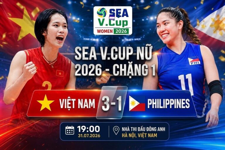 Đội Tuyển Bóng Chuyền Nữ Việt Nam Khởi Đầu Suôn Sẻ Tại SEA V.Cup 2026